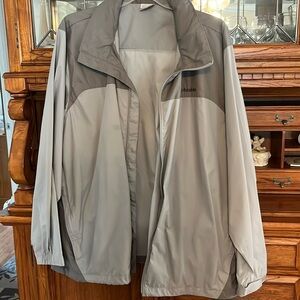 2xl Columbia men’s wind breaker waterproof zip up jacket